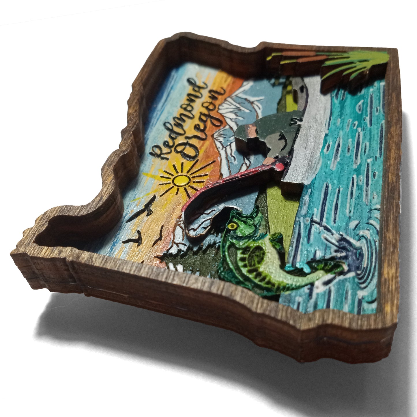 Fisherman's Catch Oregon Magnet