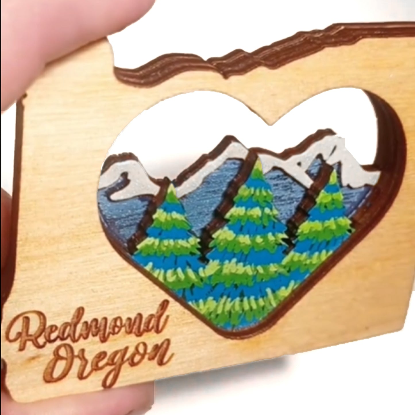 Heart of Oregon Magnet