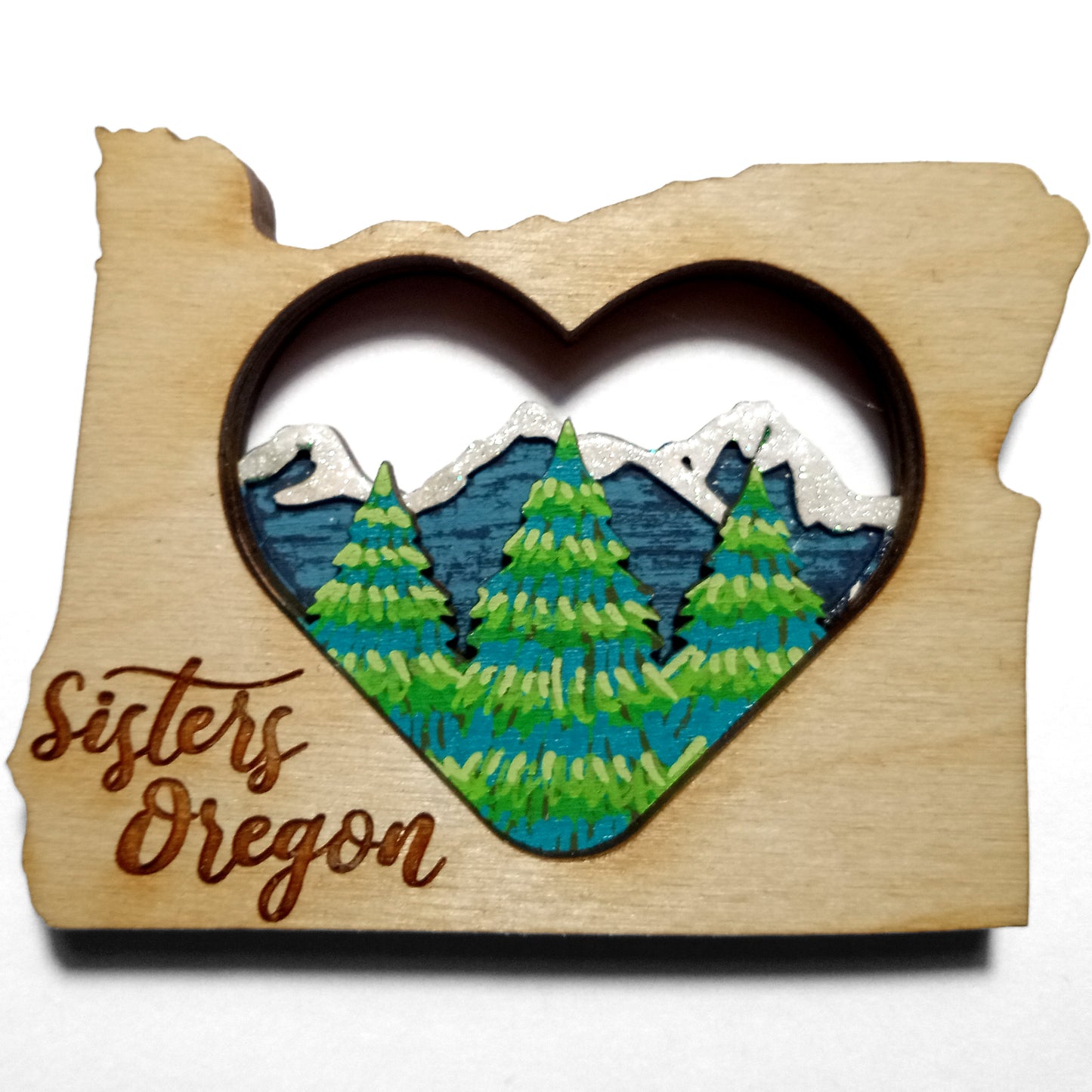 Heart of Oregon Magnet