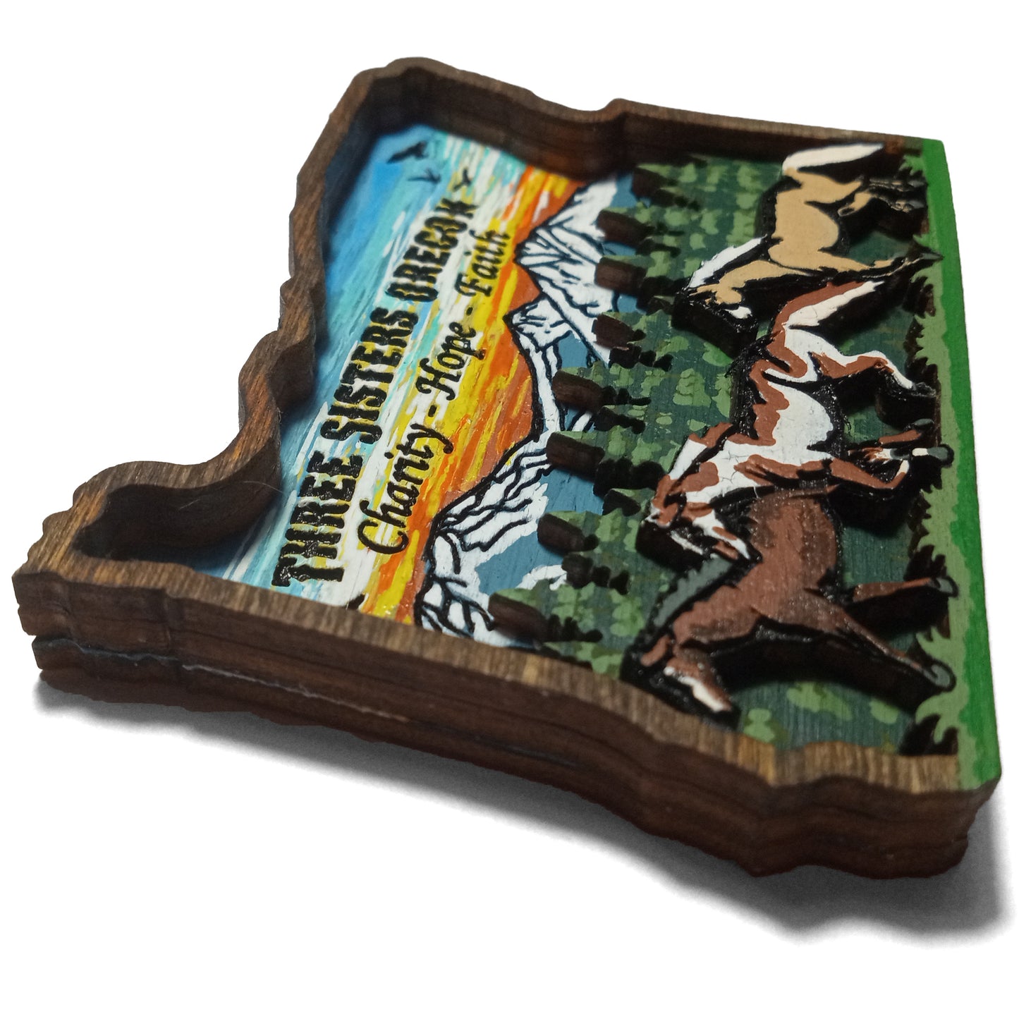 Wild Horses Oregon Magnet