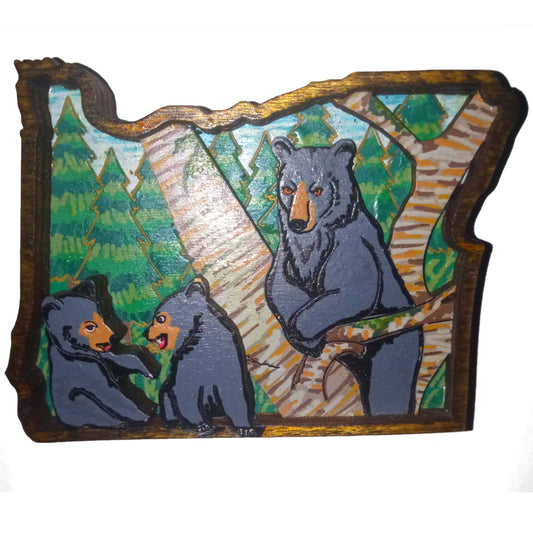 Oregon Bear Family Magnet